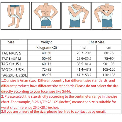 Mens Slimming Body Shaper Shapewear Abs Abdomen Compression Shirt to Hide Gynecomastia Moobs Workout Tank Tops Undershirts