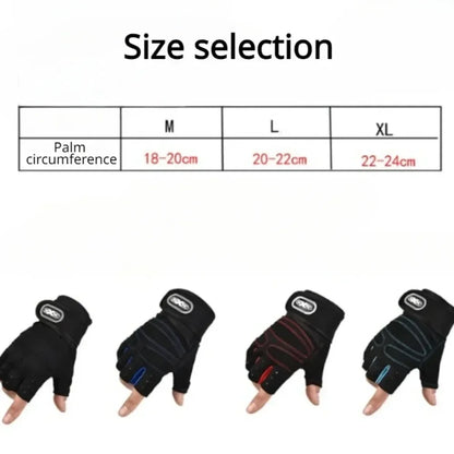 Gym Fitness Heavyweight Training Gloves Men women Body Building Half Finger Non-Slip Gloves Wrist Support Weightlifting Sports