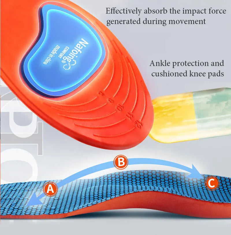 Orthotic Insole Arch Support Flatfoot Running Insoles for Shoes Sole Orthopedic Insoles For Feet Ease Pressure