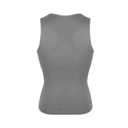 Mens Slimming Body Shaper Shapewear Abs Abdomen Compression Shirt to Hide Gynecomastia Moobs Workout Tank Tops Undershirts