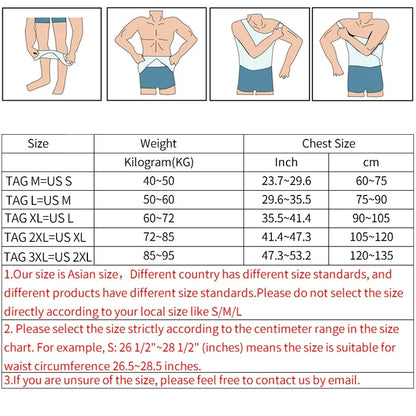 Mens Slimming Body Shaper Shapewear Abs Abdomen Compression Shirt to Hide Gynecomastia Moobs Workout Tank Tops Undershirts