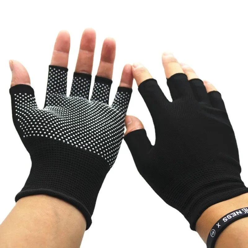 Gym Fitness Heavyweight Training Gloves Men women Body Building Half Finger Non-Slip Gloves Wrist Support Weightlifting Sports