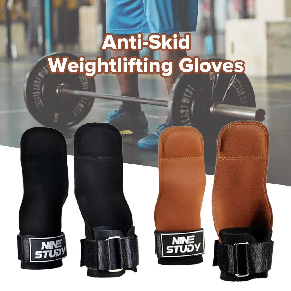 Gym Gloves Grips Anti-Skid Wrist Straps Protector for Weightlifting  Support Bench Press Pull-up Fitness Gloves Palm Protection